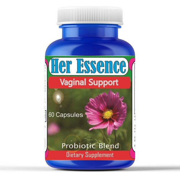 Her Essence Womens Probiotic for Gut Health, Prebiotics and Probiotics for Women Digestive Health & pH Balance, Immune Support and Gut Health, Flora Balance, Gluten & Soy Free, 60 Capsules
