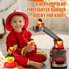 Sotiff Fireman Rubber Ducks 2 Inch Firefighter Rubber Ducks Firefighter Hero Bath Toy for Firefighter Party Favors Birthday Gifts Beach Summer Bath Tub Pool Toys (24 Pcs)