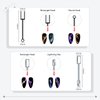SUPWEE Cat Eye Magnet for Nails 9PCS Magnet Nail Tool for Cat Eye Gel Nail Polish Multi-Function Double-Head Mangtic Stick for 9D Strip Galaxy Cat Eye Nail Art Design DIY Home Manicure