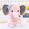 boqopod Stuffed Elephant Animal Plush Toys 9 Inch (Pink)