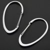 Silver Shower Curtain Rings, Rustproof Shower Curtain Hooks for Bathroom, ZESLMG Chrome Decorative Shower Hooks Rings for Shower Curtain Rod Hangers, Set of 12