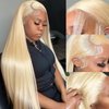 SPOU Blonde Wig Human Hair 28Inch 613 Lace Front Wig Human Hair 5x5 Straight HD Lace Front Wigs Human Hair 613 Blonde Lace Front Wigs Human Hair Glueless Wigs Human Hair Pre Plucked With Baby Hair