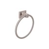 Design House 539163 Millbridge Wall Towel Ring Bathroom Easy Installation with Standard Mount & Concealed Screws, 6 inches, Satin Nickel
