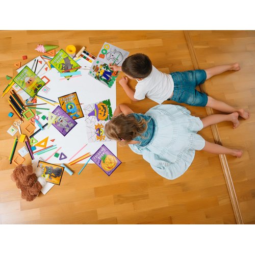 The Dreidel Company Halloween Coloring Books Party Favors for Kids, Hallowmas Trick or Treat Goodie Bag Stuffer Fillers Fun Activity Decorations Supplies (24 Booklets (2 DZ))