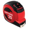 CRAFTSMAN 25-Ft Tape Measure with Fraction Markings, Retractable, Self-Locking Blade (CMHT37225)