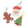 Bead Decorated Christmas Ornament Craft Kit - Makes 12 - Crafts for Kids and Fun Home Activities