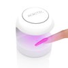 Aokitec UV Light for Nails, Mini UV LED Nail Lamp Portable Quick-Dry 12W Gel Nail Curing Lamp for Gel Polish Resin Glue Gel Extension Gel Manicure Kit for Salon Home DIY Nail Art (White)