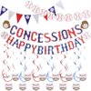 28Pcs Baseball Party Decorations Baseball Birthday Decorations Baseball Hanging Decorations Baseball Party Supplies for Baseball Birthday Party Baseball Sports Theme Party Decorations
