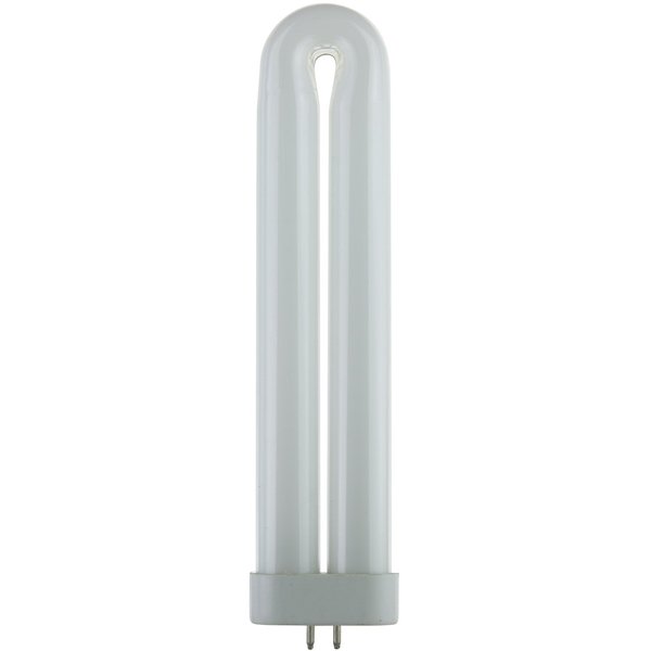 Sunlite 05110-SU T6 Fluorescent U-Shaped Light Bulb, 13 Watts, 505 Lumens, GX10q 4-Pin Base, Plug-in, 5,000 Hour Life Span, Clubs, Party Lights, Bars, 4100K Cool White, 1 Count