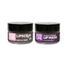 Eco Lips Vanilla Bean Lip Sugar Scrub & Blackberry Intensive Overnight Lip Repair Mask Duo - 100% Organic Lip Care Treatment - Gently Exfoliate, Polish, & Repair Dry, Flaky Lips, 100% Edible