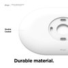 elago Wall Plate Cover Plus Compatible with Google Nest Thermostat 2020 [Snow] - Durable Polycarbonate Material, Easy Installation, Complementary Design