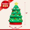 JOYIN Plush Christmas Tree Hat for Festive Party Dress Up Celebrations, Winter Party Favor, Christmas Decorations, Beanie Costume Accessories