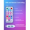 Minetom Fairy Lights Color Changing - 33 FT 100 LED String Lights with Remote, 11 Modes USB Powered Pastel Easter Lights Indoor, Waterproof Twinkle Lights for Bedroom Classroom St. Patrick Party
