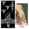 glaryyears Temporary Tattoo Stencil - 8 Sheets Henna Tattoo Template for Hand Finger Wrist Hollow Body Paint Henna Stencil Airbrush Painting for Women Girl Body Art