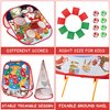 Christmas Bean Bag Toss Games for Kids Adults, Christmas Party Games for Families Outdoor Indoor Holiday Dart Board for Kids Carnival Games Toys Christmas Party Favors Gifts for Boys Girls Yard Games