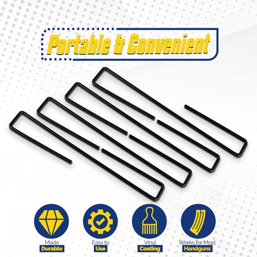 Safety Storage Easy Use Gun Hanger - Made in USA - Original Handmade Pistol Hangers for Gun Safe Organization - 6 Pack