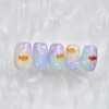 Litter Red Fish Nail Art Stickers 5D Embossed Jelly Goldfish Nail Decals 1PCS Small Koi Carp Water Bubble Nail Designs Manicure Sticker Soft Relief Nails Adhesive Decal for Summer Nail Art Decorations