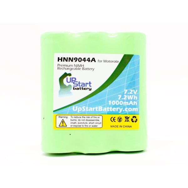 Replacement for Motorola Spirit MV21CV Battery - Compatible with Motorola HNN9044A Two-Way Radio Battery (1000mAh 7.2V NI-MH)