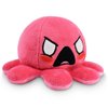 TeeTurtle - The Original Reversible Octopus Plushie - Angry Light Pink + Furious Pink - Cute Sensory Fidget Stuffed Animals That Show Your Mood