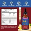 NAC 1000mg Drops, N-Acetyl Cysteine Liquid, with Quercetin and Zinc for Adults, Kids, Support Liver and Lung Function, Antioxidants, Immunity, Skin Health, 2 Fl Oz