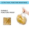 2 Gallon Small Plastic Trash Bags, 7.5 Liters Clear Wastebasket Liners Garbage Bags for Home, Office, Bathroom, 100 Counts