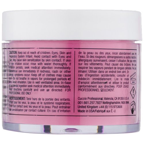 Cuccio Colour Powder Nail Polish - Lacquer For Manicures And Pedicures - Highly Pigmented Powder That Is Finely Milled - Durable Finish With A Flawless Rich Color - Bright Neon Pink - 1.6 Oz