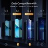 UNBREAKcable Privacy Screen Protector for iPhone 14/ iPhone13/13 Pro, Shatterproof Tempered Glass [True 28°Anti Spy] [9H Hardness] [Easy Installation Frame] Black Protector for iPhone 6.1" - 2 Pack