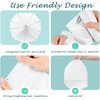 Small Garbage Bags 2.6 Gallon - Compost Bags, Kitchen Biodegradable Compostable Bin Liners Plastic White Bathroom Liners Organic Clear Trash Bags for Office Dorm Bedroom Car Recycling Compost Bag