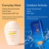 Shiseido Urban Environment Vita-Clear Sunscreen SPF 42 - Invisible Formula with Vitamin C - No-Shine, Makeup Effect for 8 Hours - Non-Comedogenic - 30 mL