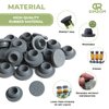 100Pcs Self Healing Injection Ports - Rubber Stoppers Glass Bottles with Rubber Stopper Liquid Mushroom Jar - Vials for Injection Bottle Stopper - 13 mm Opening Glass Vial Liquid Culture Jars Liquid