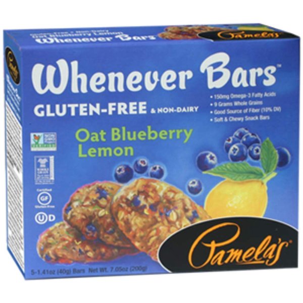 Pamelas Oat Blueberry Lemon Whenever Bars, 15 ct