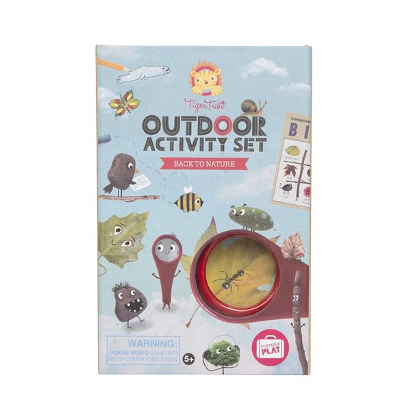 Tiger Tribe: Outdoor Activity Set - Back to Nature - Activity Based Exploration Set, Observe & Interact with The Outdoors, Kids Ages 5+