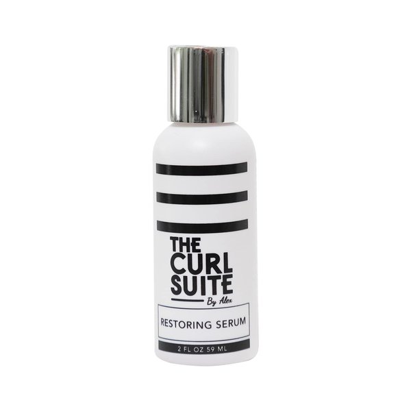 The Curl Suite Curly Hair Serum - For Frizzy, Damaged Hair & Hair Growth - With Cocoa & Buriti Extract - For Women, Men & Kids (2 Fl Oz.)