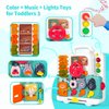Montessori Toys for 1-2 Year Old Boy Girl, Busy Board for Toddlers 1-3, Toddler Sensory Toys Age 1-2, Baby Learning Toys for 12-18 Month, Educational Toys for 0-2 Year Old Boy Birthday Gift