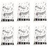 CupaPlay 50PCS Piano Notes Party Decorations Goodie Favor Plastic Bags - Piano Notes Theme Party Supplies Decorations Music Birthday Baby Shower Birthday Gift Bag
