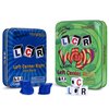 George & Company LLC LCR (Left Right Center) in Blue & LCR Wild Dice Game in Green Tin Gift Set Bundle - 2 Pack