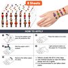 103 PCS Funny Mini Nutcracker King Soldier Temporary Tattoos Stickers Themed Birthday Party Decorations Favors Supplies Decor Steinbach Tattoo Sticker Gifts For Kids Boys Girls School Prizes Christmas
