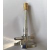 Lab Bunsen Burner, Air & Gas Adjustment with Flame Stabilizer for Natural Gas & Propane & Lab Heating