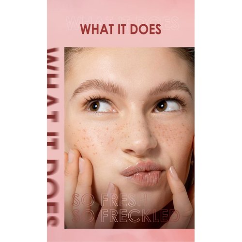 PICKX Freckle Pen Faux Freckle Pen Colour Pop Freckle Pen Supernaturally Realistic Freckles Makeup Brush Fantastic Freckles Pen Long-lasting Waterproof Soft-point Absorbent Pen For a Natural and Easy Makeup Look (soft brown)