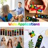 Tcvents 100 Sets Scratch Art Bookmarks Making Kit for Kids, Scratch Paper DIY Animal Bookmarks Bulk with 100 Pcs Ribbons and 100 Pcs Wood Stylus for Classroom Activities Party Favors, 13 Styles(B)