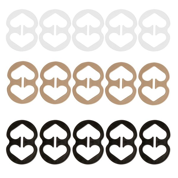 Kjzeex Bra Strap Clips 15 Pcs Anti-Slip Buckles Conceal Straps for Back for Women Adjustable Conceal Bra Straps Conceal (Style 1)