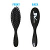 JV PRO Fade Brush with Dense Soft Bristle Brush and Ergonomic Design – Ideal Hair Brush for Barbers and Stylists for Achieving Seamless Fades and Blurred Haircuts