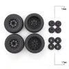 GoolRC RC Car Tires 4pcs Replacements for 12MM 14MM 17MM ARRMA Replacmenet for TRX HSP Tamiya HPI Off-Road Vehicle Short Truck RC Car Wheels RC Car Tires B