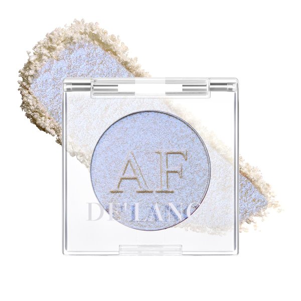 Duochrome Face Highlighter Makeup, Chameleon Holographic Highlighter Mineral Powder for Face Body, Waterproof Blue Purple Glowing Iluminadores de maquillaje with Shine Silky Smooth Highlighting, 05