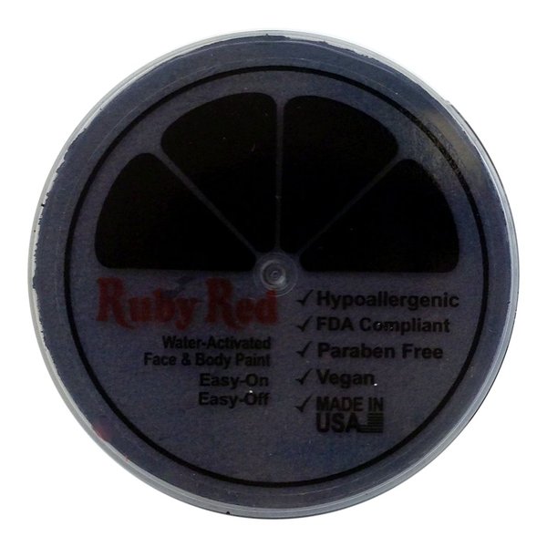 Ruby Red Paint Face Paint, 75ML - Charcoal