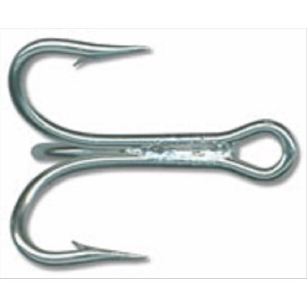 Mustad Treble Hook, 3 Extra Strong, Short Shank - Durasteel 8