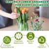 Eyech 3PCS Flower Arrangement Holder, 4", 5", 6" Metal Flower Frogs for Vase Bendable, Reusable Floral Grid for Vase, Flower Vase Separator for DIY Floral Display