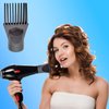 YingEnter Professional Plastic Hair Dryer Nozzle Diffuser Hair Dryer with 1.77in/45mm Diameter Nozzle Comb Attachment Concentrator Replacement Blow Flat Hairdressing Salon Styling Tools,Type-B
