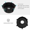 for Oster Blender Replacement Parts Blender Ice Blade with Jar Base Cap and Two Rubber O Ring Seal Gasket Accessory Refresh Kit