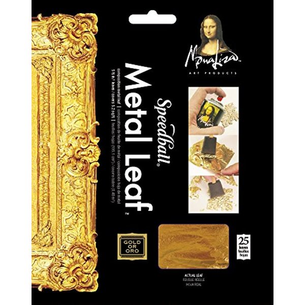 Speedball Mona Lisa Composition Metal Leaf, Gold, 25 Sheets